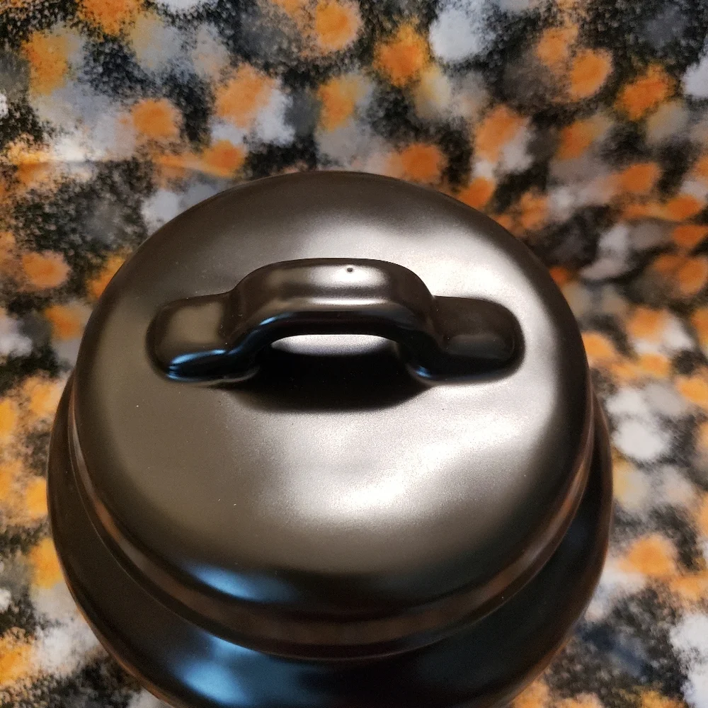 Rae Dunn Halloween Boo Canister Black New